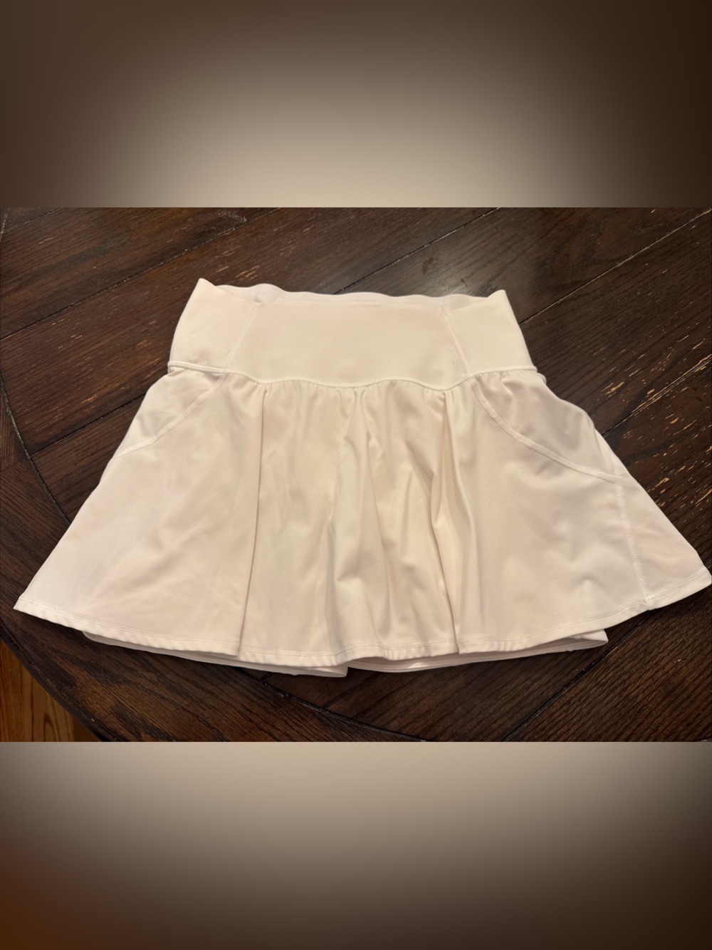 Sweaty Betty Size M Womens Ivory Pull On Athletic Sports Skort Pickleball Tennis